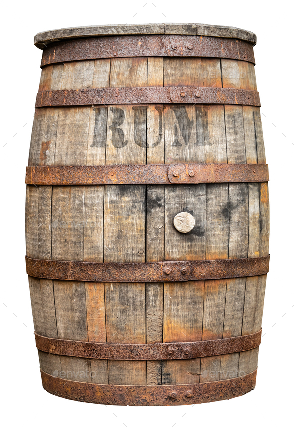 Vintage Wooden Rum Barrel Stock Photo by mrdoomits PhotoDune